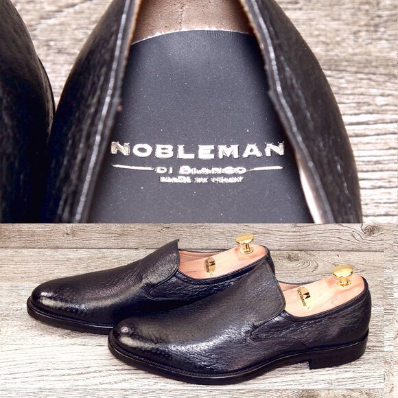 * NIB * $995 Nobleman DI BIANCO Italian US 9 M Peccary * add $15 Cedar Trees main image 10